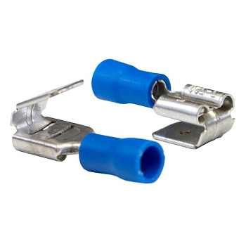 Разъем РпИо 2-5-0,8 (ответвительный) GRIO-2-6,35 Синий, 100 штук General