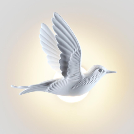 Настенный св-к IP20 LED 3W 122Лм 3000K COLOMBELLA белый гипс B ODEON LIGHT