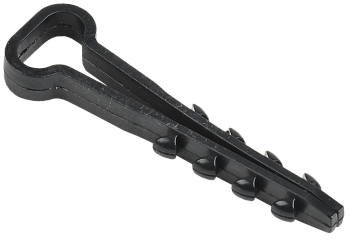 Дюбель-хомут 5х8мм нейлон черный (100шт) IEK