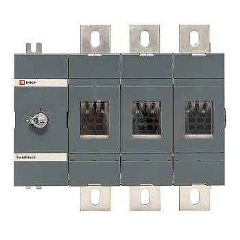 Рубильник 1600A 3П без рукоятки управления TwinBlock PROxima EKF