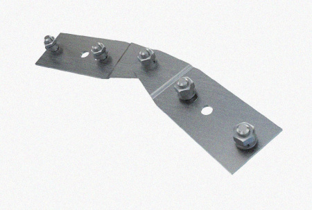 Соединитель шарнирный СШ.ЛМх50 УТ1,5, оцинкованный лист, S1,0