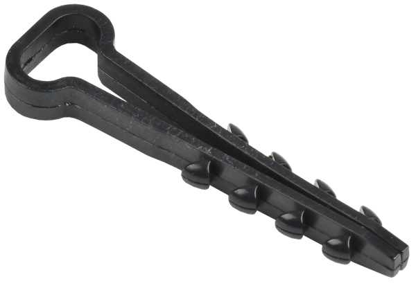 Дюбель-хомут 5х8мм нейлон черный (100шт) IEK