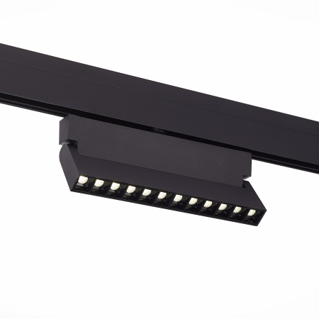 Магнитный трековый светильник Черный LED 1*12Вт 3000К 1 009Lm Ra>80 36° IP20 L219xW22xH134 48В ST362.436.12 ST LUCE