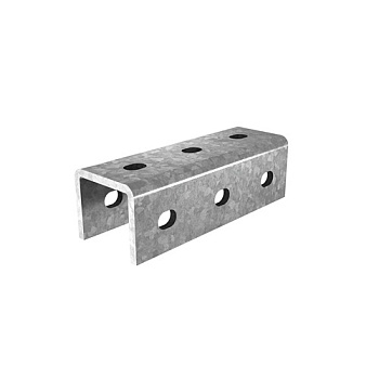 Крепление СТРАТ профиля приварное одинарное, толщ. 5,0 мм, гор. цинк Ostec