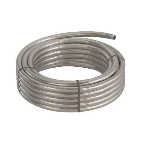 Металлорукав DN 26мм в гладкой EVA изоляции и оплетке из нержавейщей стали, Dвн 26,5 мм, Dнар 34,0, 25 м DKC