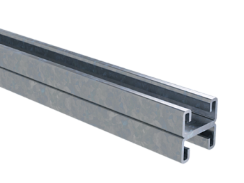 Двойной С-образный профиль 41х21, L2300, толщ.2,5 мм, нержавеющая сталь AISI 304 DKC