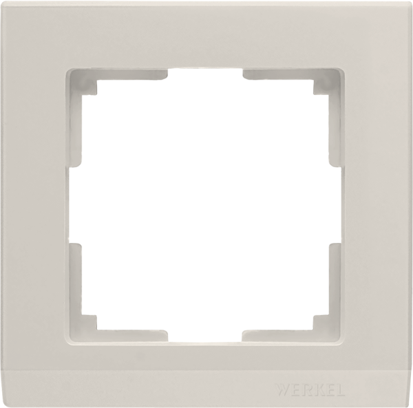 Stark Рамка горизонтальная 1 пост . 00 IP20 Бежевый Werkel