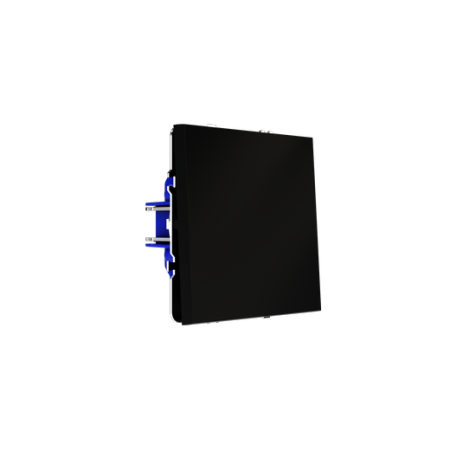 Проходной переключатель встраиваемый Voltum S70 одноклавишный 10А, (черный матовый)