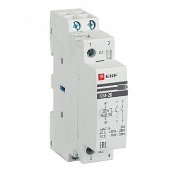 Контактор модульный КМ 20А 2NО (1 мод) PROxima EKF