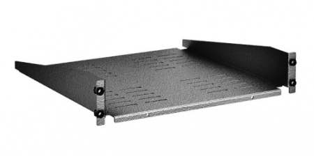 Полка 2U консольная, глубина 400мм, для 19" IT-корпусов, RAL9005 DKC