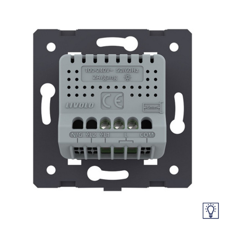 Одноклавишный сенсорный Адаптивный диммер (механизм) B Livolo