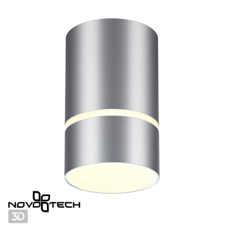 Св-к накл.IP20 GU10 9W 235V ELINA серебро B NOVOTECH