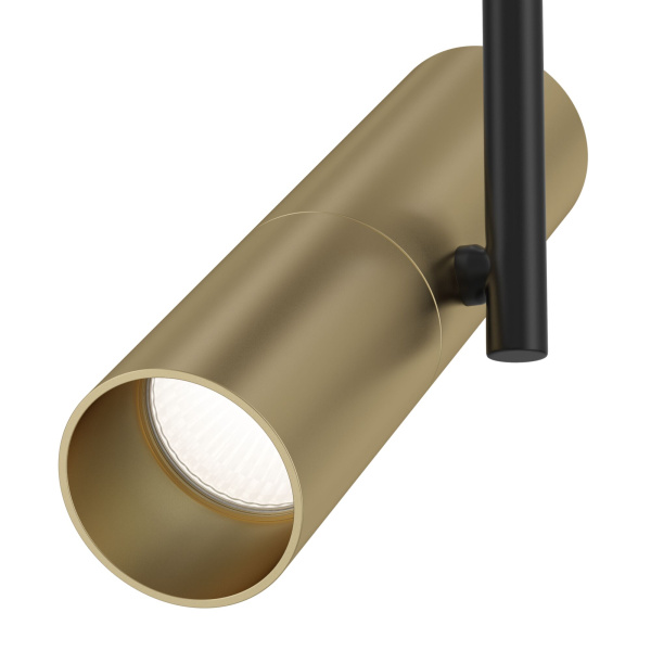 Светильник трековый 1*GU10 50Вт Черный с Золотом IP20 Elti TR005-1-GU10-BG Technical