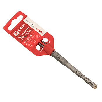 Бур по бетону SDS-plus 8х110 мм (4 резца)(4S спираль) Expert EKF