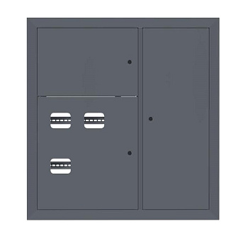 Щит этажный 3 кв, RAL7024 (1000х950х150) PROxima EKF