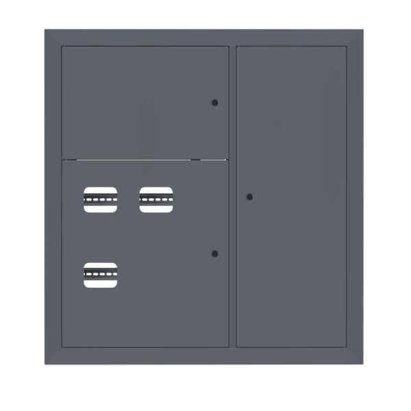 Щит этажный 3 кв, RAL7024 (1000х950х150) PROxima EKF