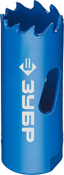 20мм, коронка биметаллическая, быстрорежущая сталь ЗУБР