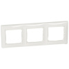 VALENA Рамка горизонт. 3 пост . белый IP20 Legrand
