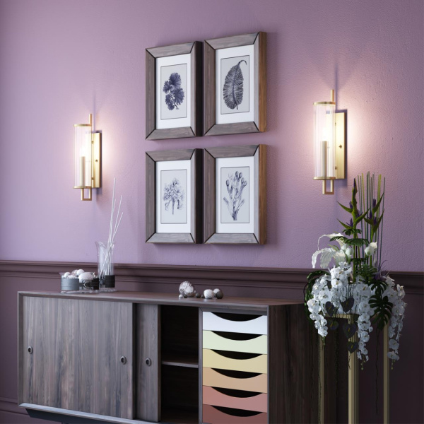 Бра E14 60W 220V RENA золотой/прозрачный ODEON LIGHT Бра E14 60W 220V RENA золотой/прозрачный ODEON LIGHT