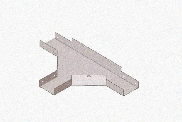 Лоток тройниковый замковый глухой ОТЗГ 100х65 УТ1,5, горячее цинкование S1,5