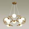 Люстра G9 8*40W SLOTA золотой/белый ODEON LIGHT