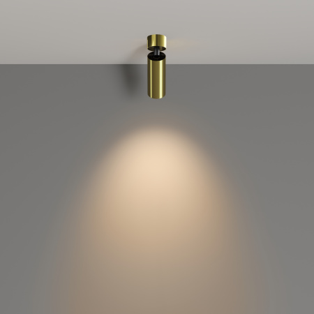 Потолочный светильник LED 12Вт Латунь IP20 Ceiling & Wall C055CL-L12W3K-W-BS Technical Maytoni