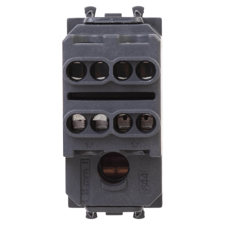 Перекрестный переключатель модульный, "Avanti", "Закаленная сталь", 1 модуль DKC