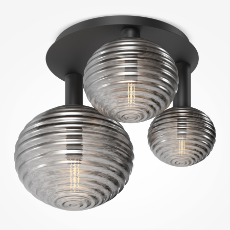 Потолочный светильник 3*E14 40Вт Черный IP20 Reels MOD268CL-03B Maytoni