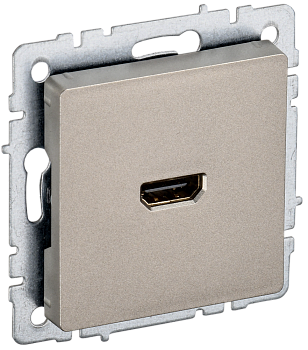 BRITE Розетка HDMI РHDMI-0-БрШ шампань IEK