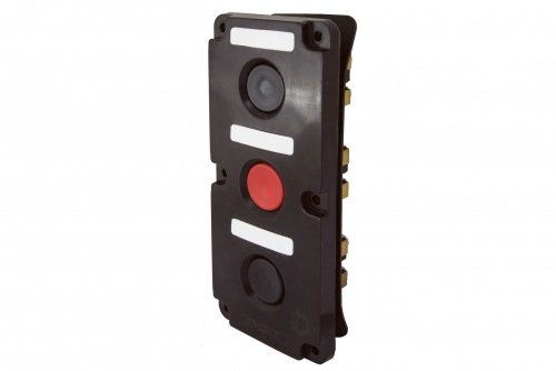 Пост кнопочный ПКЕ 112-3 У3, красная и две черные кнопки, IP40 TDM фото 2