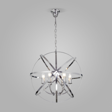 Подвесная люстра 6*E14 40Вт хром IP20 Santi (60139/6 хром) Eurosvet Подвесная люстра 6*E14 40Вт хром IP20 Santi (60139/6 хром) Eurosvet