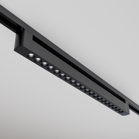 Трековый светильник LED 20Вт Черный IP20 Single phase track system Unity TR010-1-20W3K-M-B Technical Maytoni
