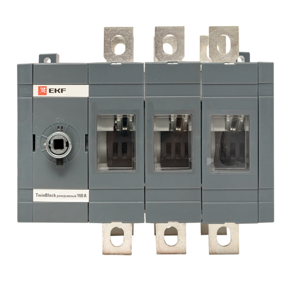 Рубильник 160A 3П реверсивный без рукоятки управления TwinBlock EKF