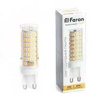 Лампа светодиодная Feron LB-434 G9 9W 2700K
