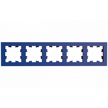 ATLASDESIGN Рамка 5-постовая универсальная, аквамарин Schneider Electric