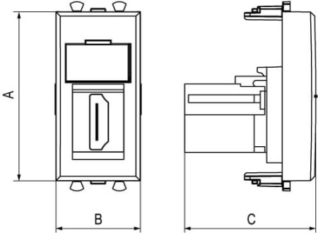 USB 3.0 розетка модульная, тип А-А, "Avanti", "Белое облако", 1 модуль DKC USB 3.0 розетка модульная, тип А-А, "Avanti", "Белое облако", 1 модуль DKC