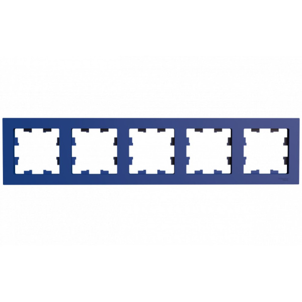 ATLASDESIGN Рамка 5-постовая универсальная, аквамарин Schneider Electric