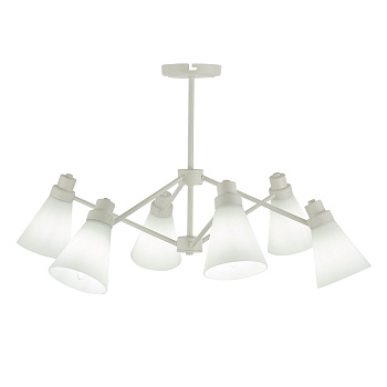 Люстра потолочная Белый/Белый E14 6*40Вт SLE103502-06 EVOLUCE