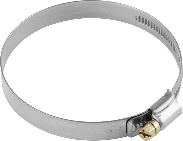 Хомуты НХ-12Н, нерж. сталь, накатная лента 12 мм, 90-110 мм, 50 шт, Профессионал ЗУБР