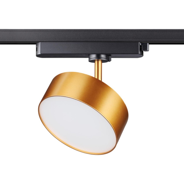 Св-к трековый IP20 LED 24W 4000K 2100Лм 100-265V матовое золото PROMETA NOVOTECH