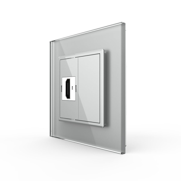 Розетка HDMI Серая Livolo Розетка HDMI Серая Livolo