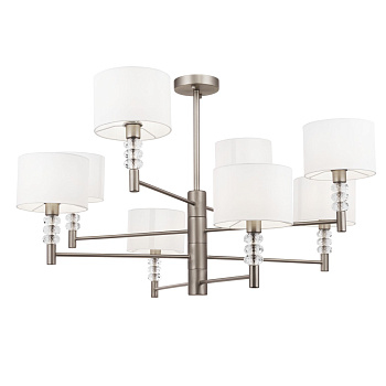 Люстра 8*E14 40Вт Никель IP20 Lincoln MOD527PL-08N Maytoni