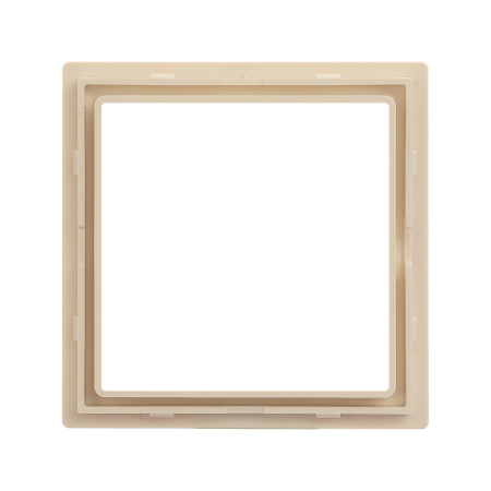 Декоративная вставка для металлических рамок "Avanti", бежевая, 1 пост (2 мод.) DKC