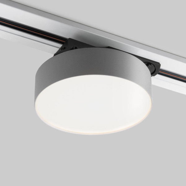 Трековый светодиодный светильник для однофазного шинопровода 12Вт 4200К серебряный IP20 Pila (a056104) Elektrostandard