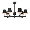 Подвесной светильник 7*E14 40Вт Черный IP20 Tet-a-tet MOD104PL-07B Maytoni