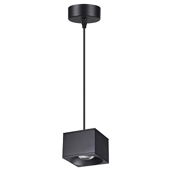 Св-к накл.св/д,провод 2м IP20 LED 4000К 12W 220V PATERA черный B NOVOTECH