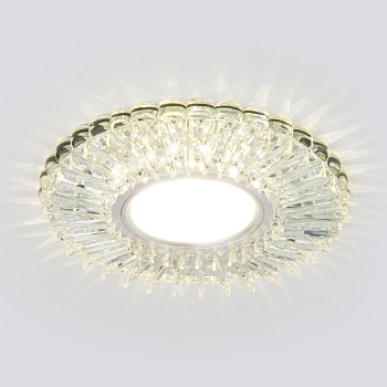 Точечный светодиодный светильник 1*G5.3 прозрачный IP20 (a038457) Elektrostandard