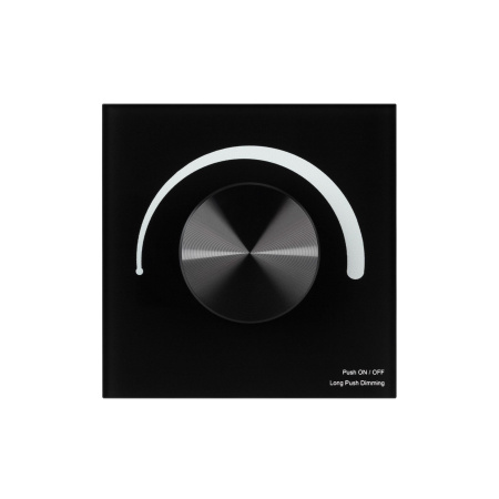 Панель SMART-P91-DIM-G-SUF Black (230V, Rotary, 2.4G IP20 Arlight