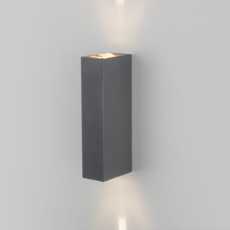 Уличный настенный светодиодный светильник 6Вт 4000К серый IP54 Blaze (a057051) Elektrostandard