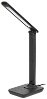 LIGHTING Светильник светодиодный настольный 2009 7Вт на подставке диммер шнур черный IEK